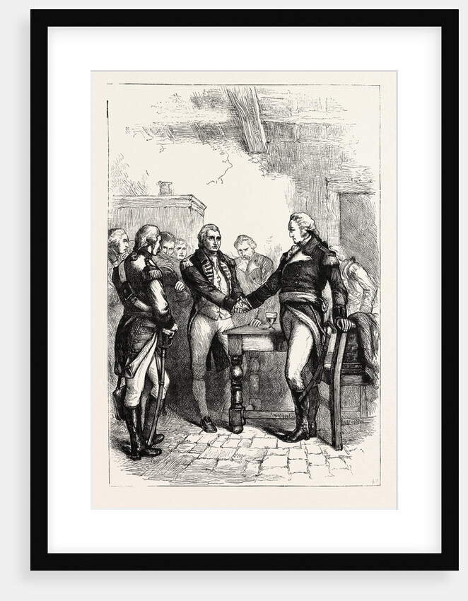 Washington Taking Leave of His Old Comrades by Anonymous
