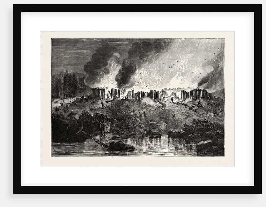 Attack on Pequot Fort by Anonymous