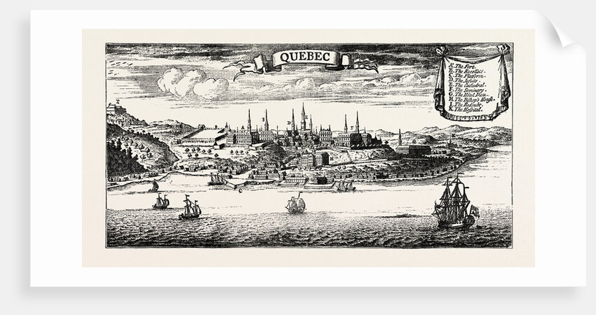 Old View of Quebec, from Popple' S American Atlas, 1730, Canada by Anonymous