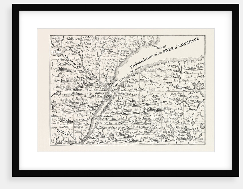The Course of the River St. Lawrence As Far As Quebec by Anonymous