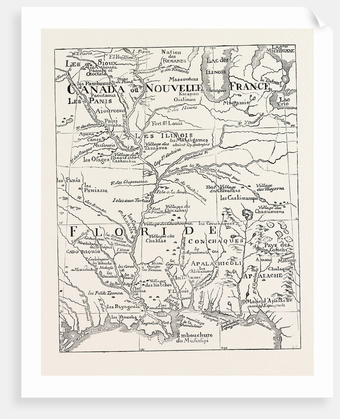 The Course of the Mississippi by Anonymous