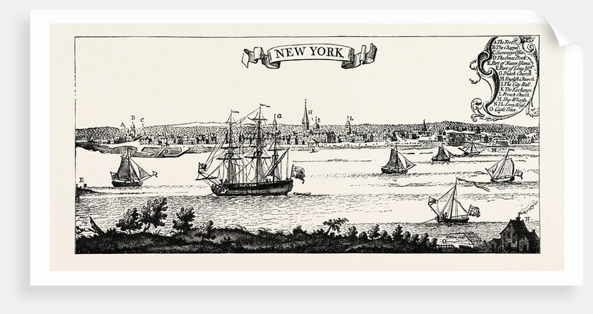 Old View of New York by Anonymous