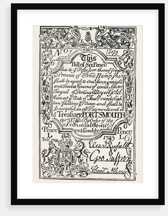 New England Paper Money by Anonymous