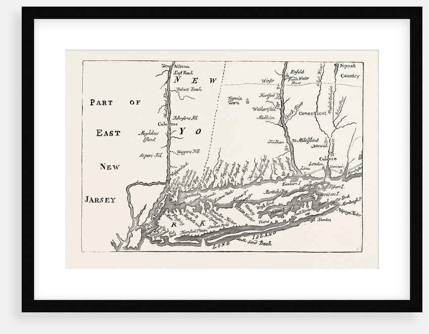 New York at the Beginning of the Eighteenth Century by Anonymous
