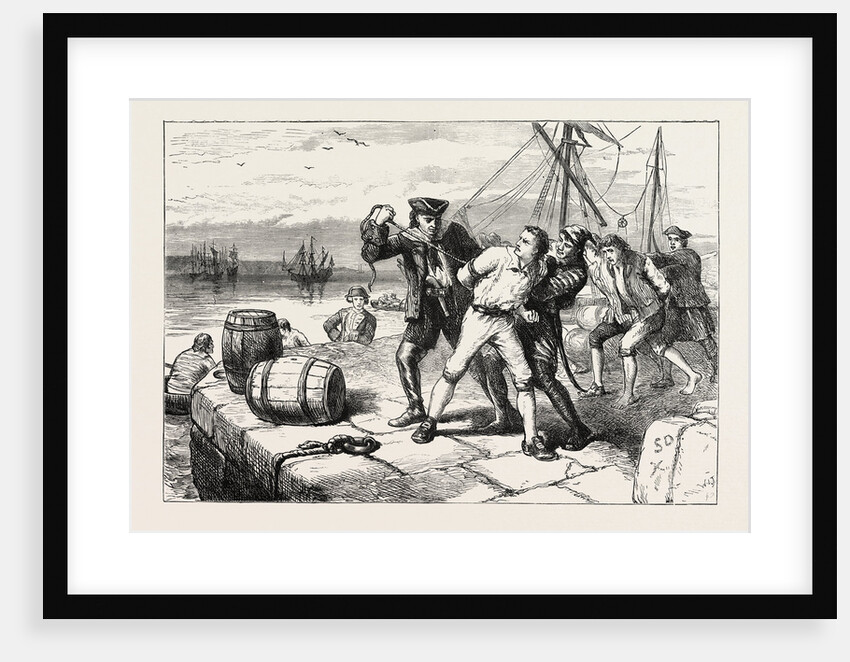 Impressment of Bostonians by Knowles by Anonymous