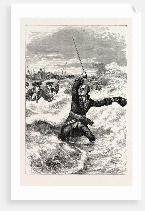 Wolfe Landing at Louisburg, North America by Anonymous