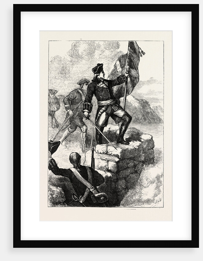 Washington Planting the British Flag at Fort Duquesne by Anonymous