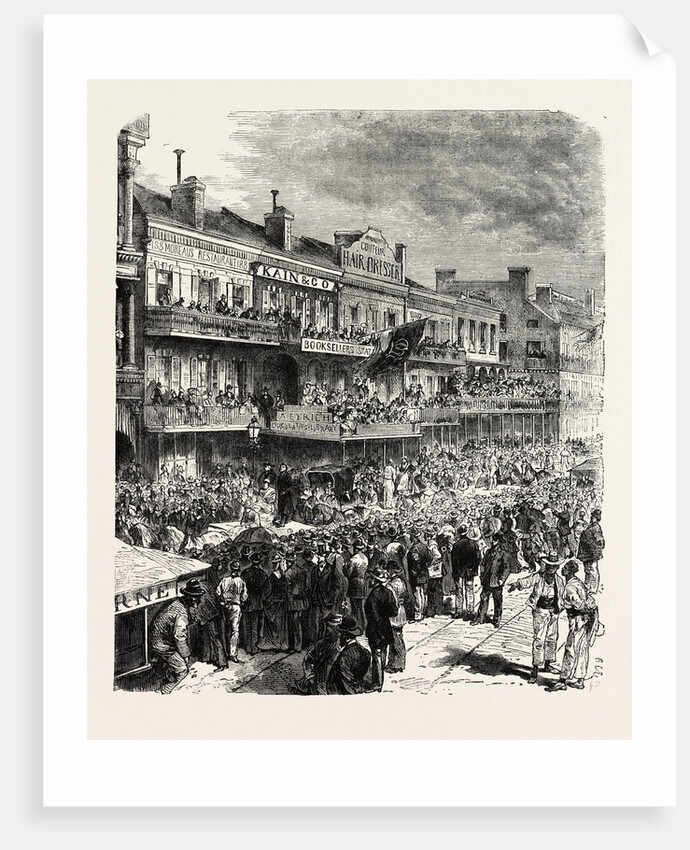 A Street in New Orleans on an Election Day by Anonymous