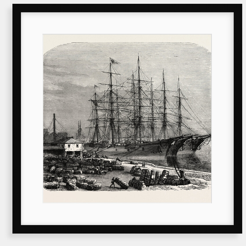 Embarking Cotton at Savannah by Anonymous