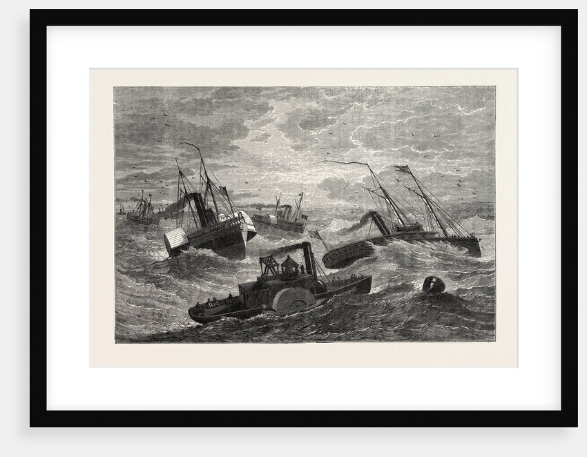 Burnside's Expedition Crossing Hatteras Bar by Anonymous
