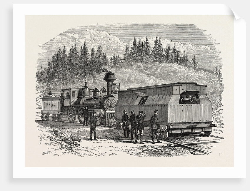 A Railroad Battery, American Civil War by Anonymous