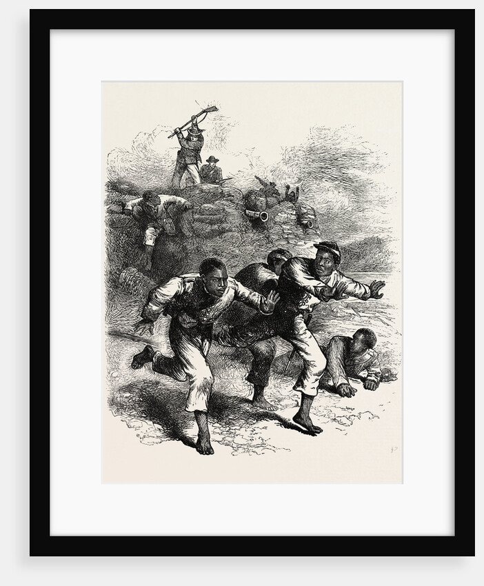 Flight of People from Fort Pillow, American Civil War by Anonymous