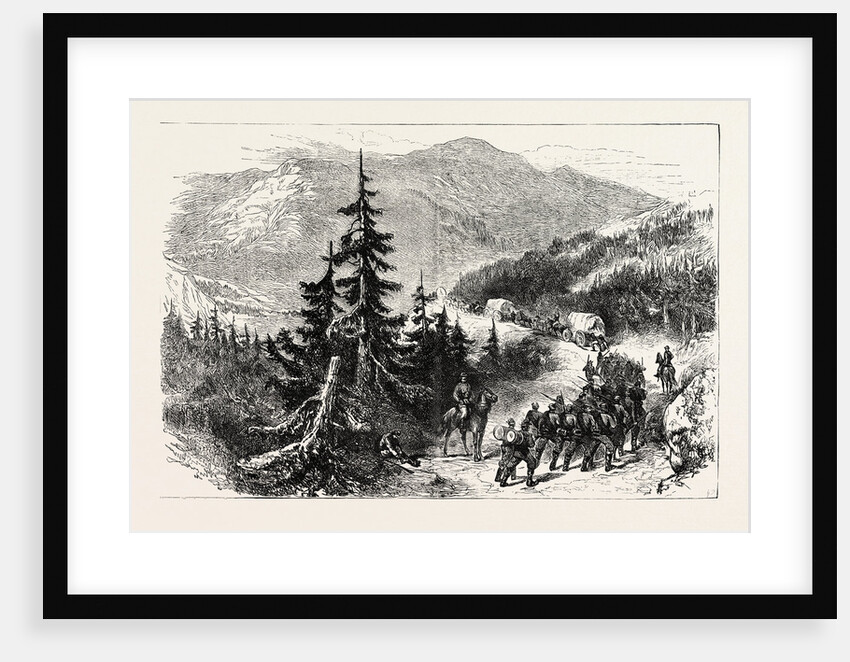 Troops Crossing to the Shenandoah Valley, American Civil War by Anonymous