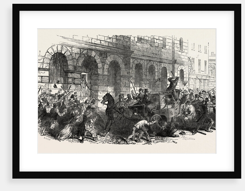 Conveyance of Mr. Sloane to Giltspur Street Compter, London by Anonymous