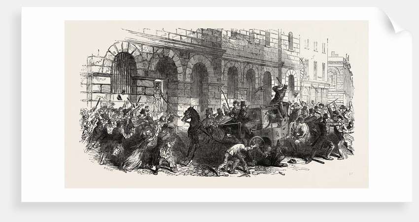 Conveyance of Mr. Sloane to Giltspur Street Compter, London by Anonymous