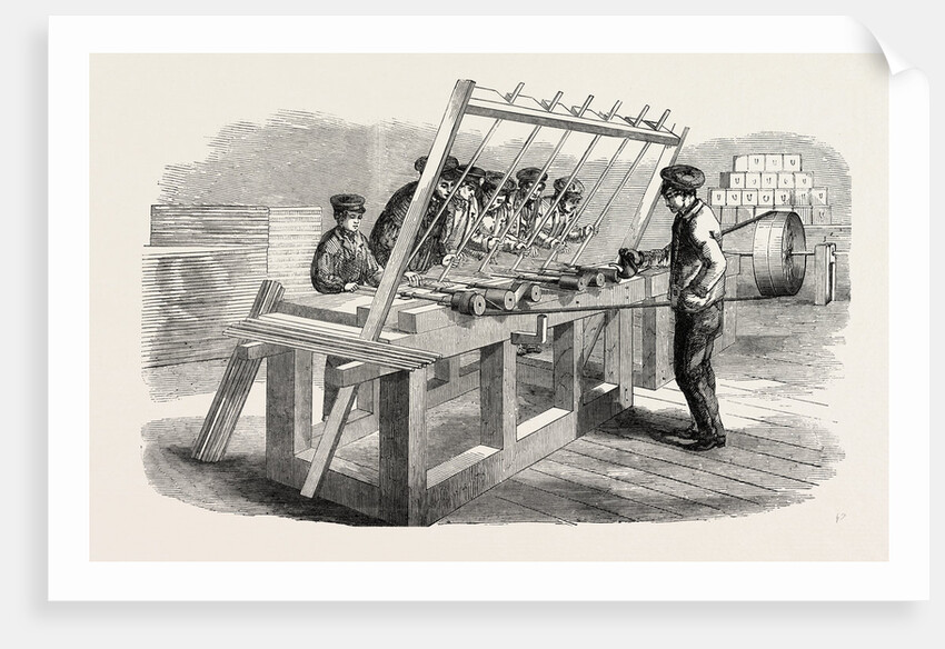 Drilling Machine, the Great Exhibition, London by Anonymous