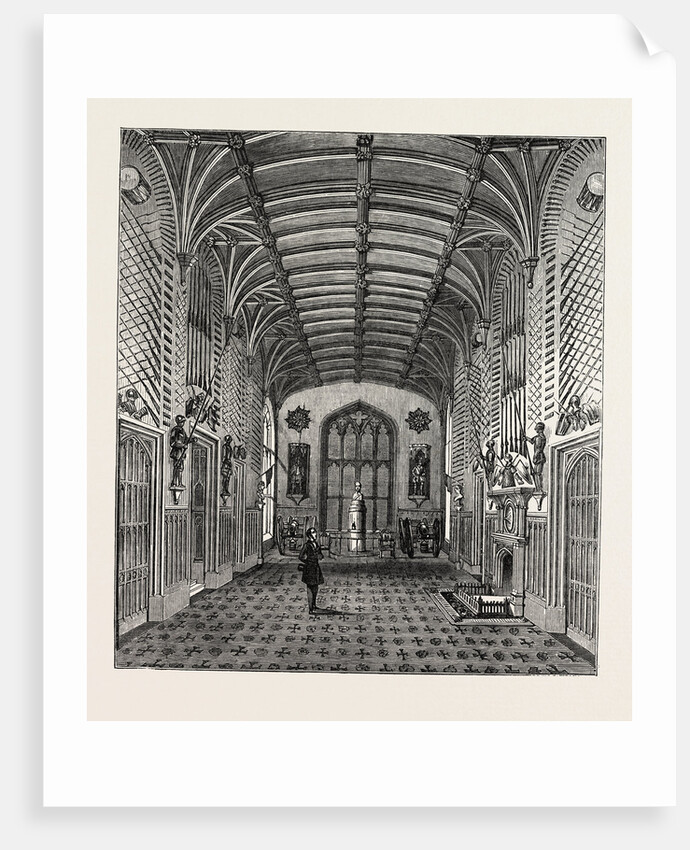 Windsor Castle: The Guard Chamber by Anonymous