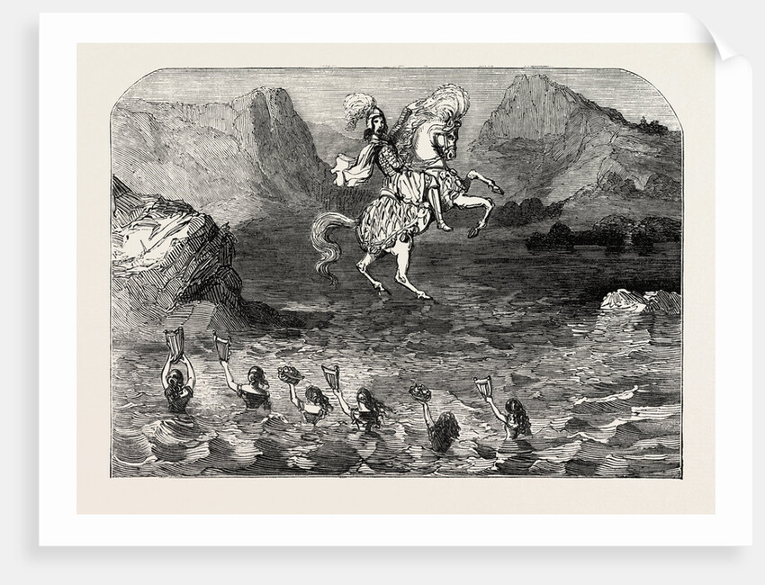 Scene from the New Pantomime of Harlequin and O'Donoghue, at Astley's by Anonymous