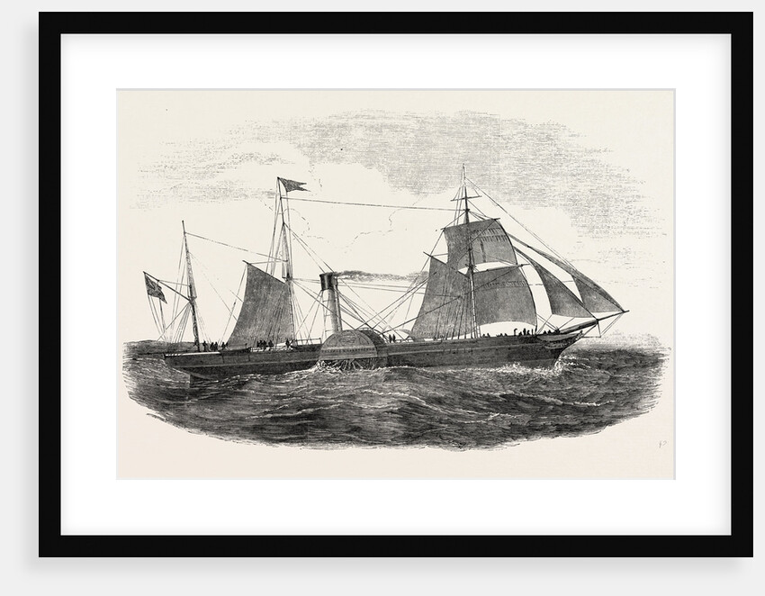 The Cunard United States Mail Steamer Africa by Anonymous