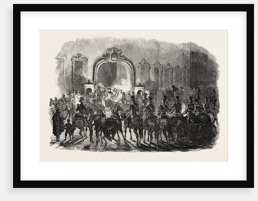 Narvaez Leaving Madrid, Spain by Anonymous