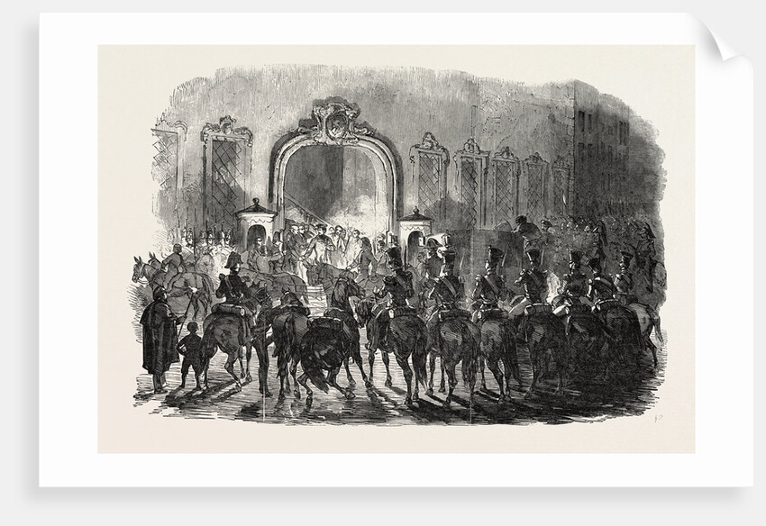Narvaez Leaving Madrid, Spain by Anonymous