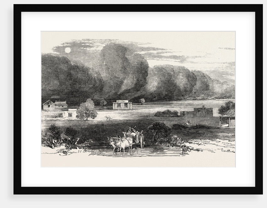 Dust Storm in the Punjab, India. Terrific Storms of Wind and Dust Frequently Rage During the Hot Season by Anonymous