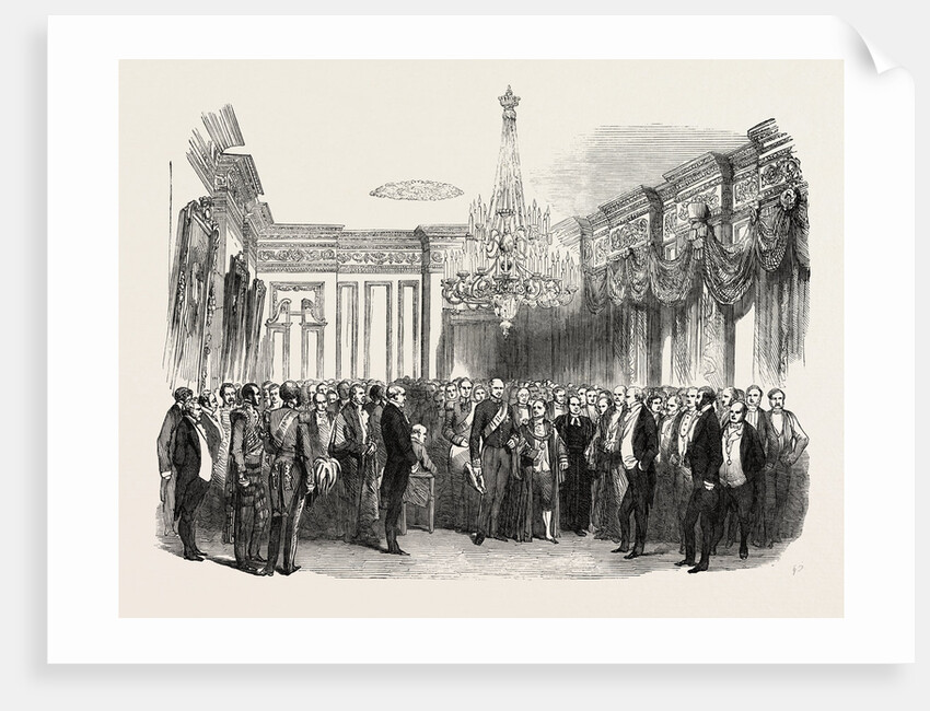 The Oak Dining Room: The Earl of Clarendon and the Lord Mayor of Dublin, Ireland by Anonymous