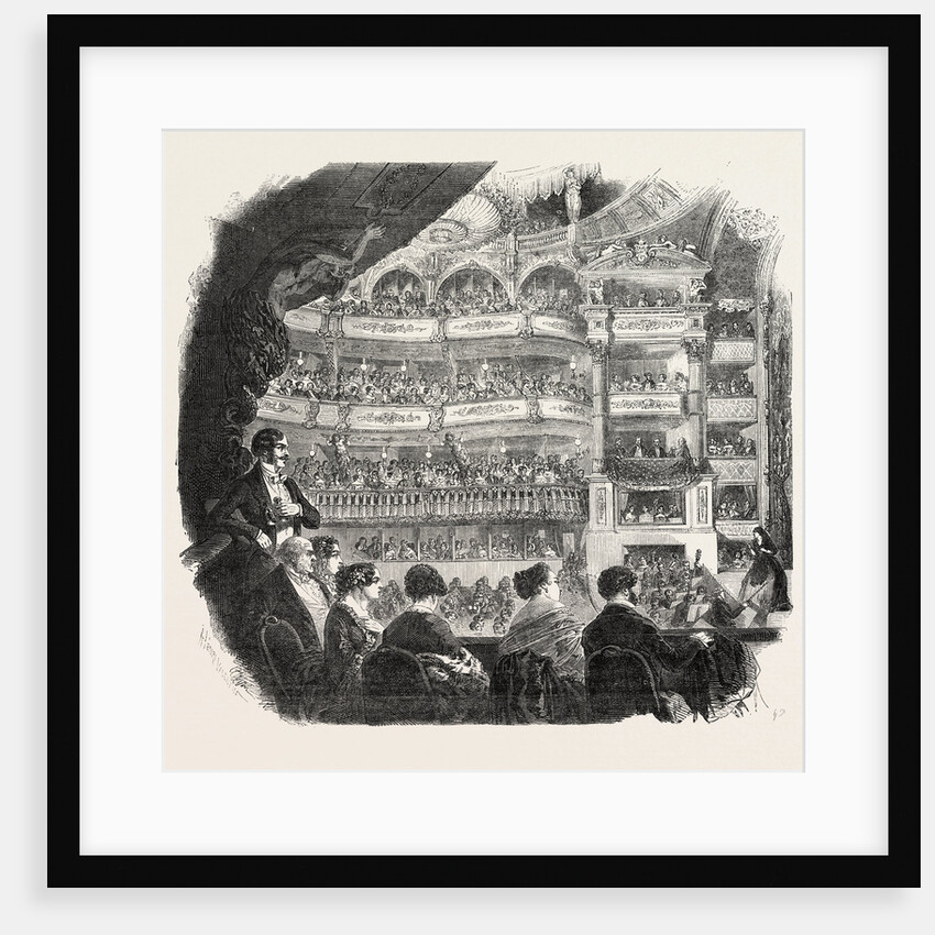 The Italian Opera House at Paris, France by Anonymous