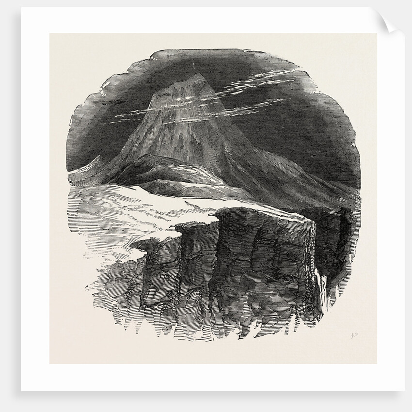 Climbing the Mont Blanc: The Summit of Mont Blanc, Seen Prom the Rocher Rouge, Alps, French Alps, France by Anonymous