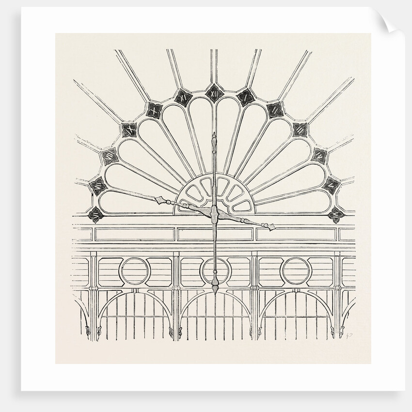 Shepherd's Electric Clock for the Crystal Palace: Hands and Face of the Electric Clock, the Great Exhibition, London by Anonymous