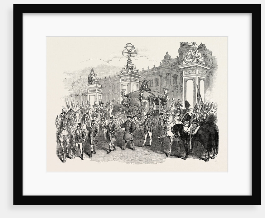 Opening of Parliament: Her Majesty Leaving Buckingham Palace, London by Anonymous