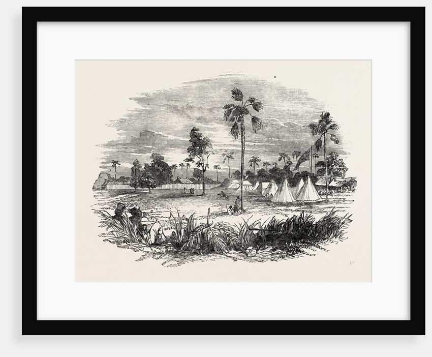 Encampment at Jaswong, Gambia, West Africa by Anonymous