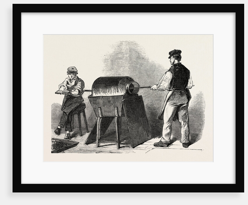 The Manufacture of Steel Pens in Birmingham, UK: Bronzing Steel Pens by Anonymous