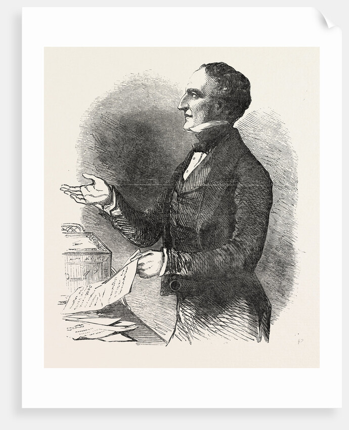 The Chancellor of the Exchequer Introducing the Budget in the House of Commons, London by Anonymous