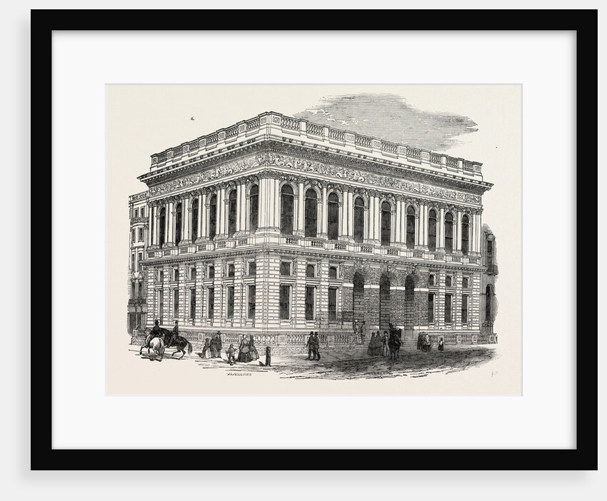 Exterior of the Army and Navy Club House, Pall Mall, London by Anonymous