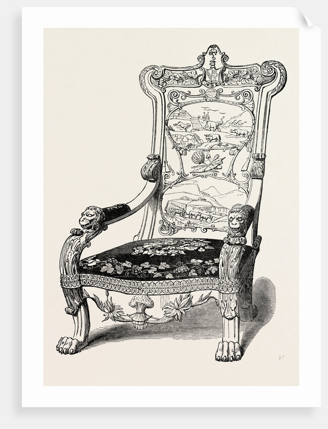 Chair Presented to C.B. Adderley, Esq., M.P., by the Colonists of the Eastern Province of the Cape of Good Hope, South Africa by Anonymous