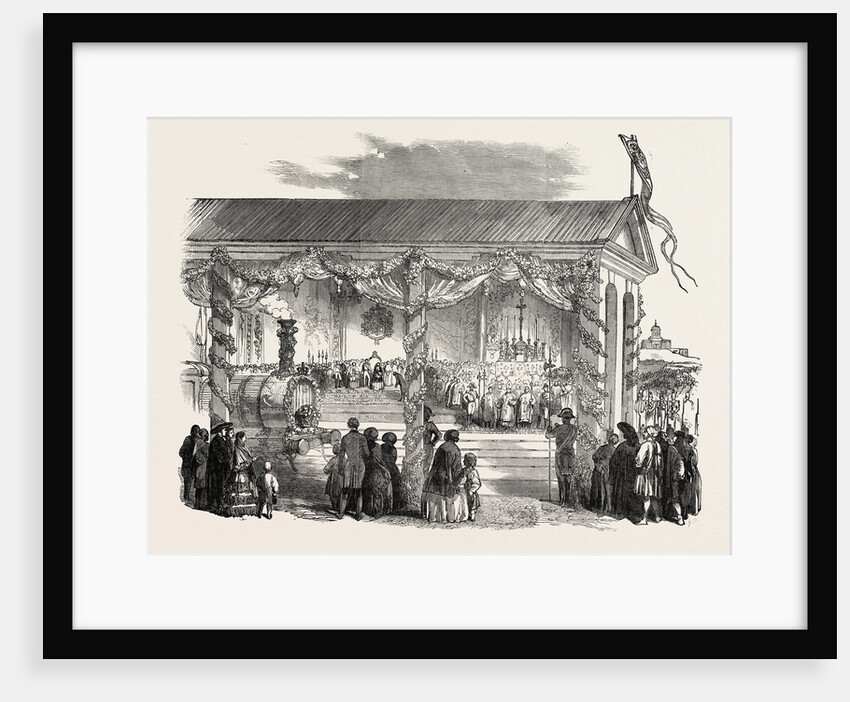 Opening of the Madrid and Aranjuez Railway, Spain by Anonymous