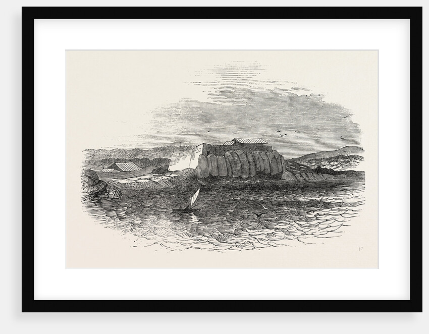 Dr. Bettelheim's Residence, from Napa Roads, Loo Choo, Chinese Seas, Loo-Choo Islands, Ryukyu Islands by Anonymous