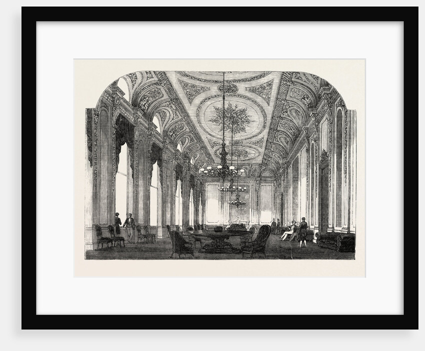 Interior of the Army and Navy Club House, Pall Mall, Morning Room, London by Anonymous