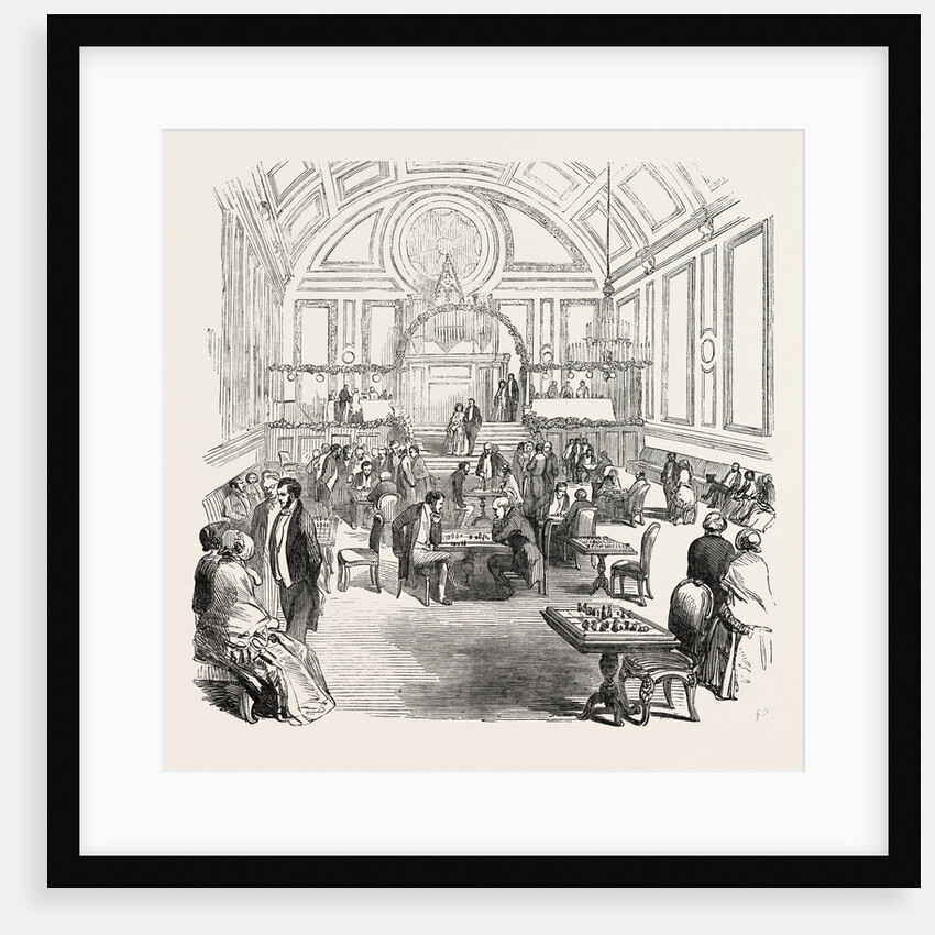 The Berkshire and Reading Chess Club Soiree, in the New Hall, Reading by Anonymous