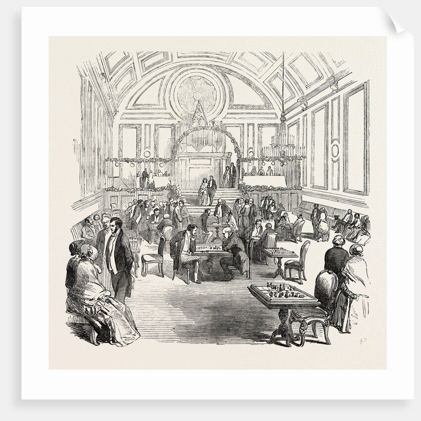 The Berkshire and Reading Chess Club Soiree, in the New Hall, Reading by Anonymous