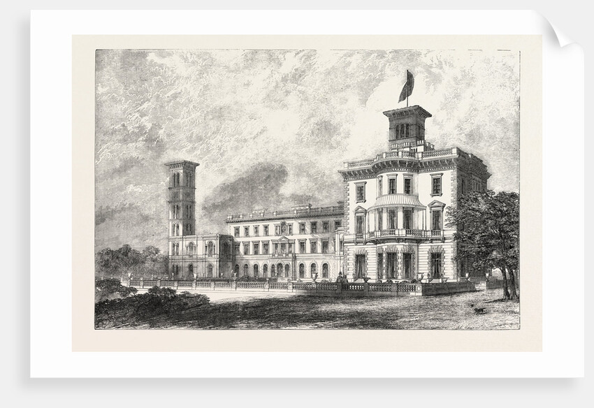 Osborne, Her Majesty's Marine Residence, Isle of Wight, the Terrace by Anonymous