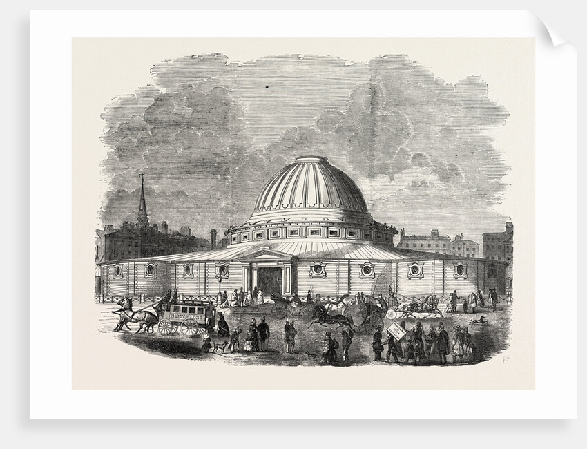 The Building in Leicester Square, London, for Mr. Wyld's Model of the Earth by Anonymous