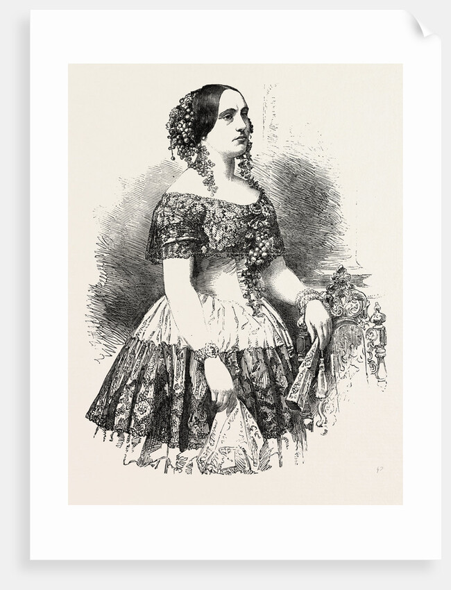 Mdlle. Elena Angri,1821/1824-1886, of the Royal Italian Opera, Covent Garden, London by Anonymous