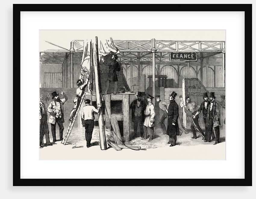The Great Exhibition, Crystal Palace, Hyde Park, London: Colossal Statue in the Foreign Nave by Anonymous