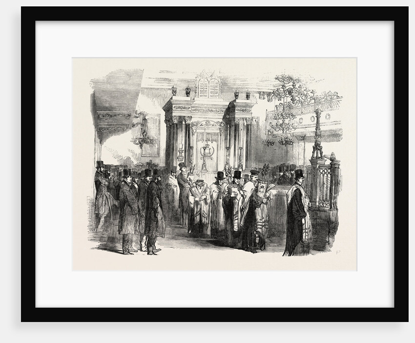 Consecration of the Western Synagogue, St. Albans-Place, St. James's by Anonymous