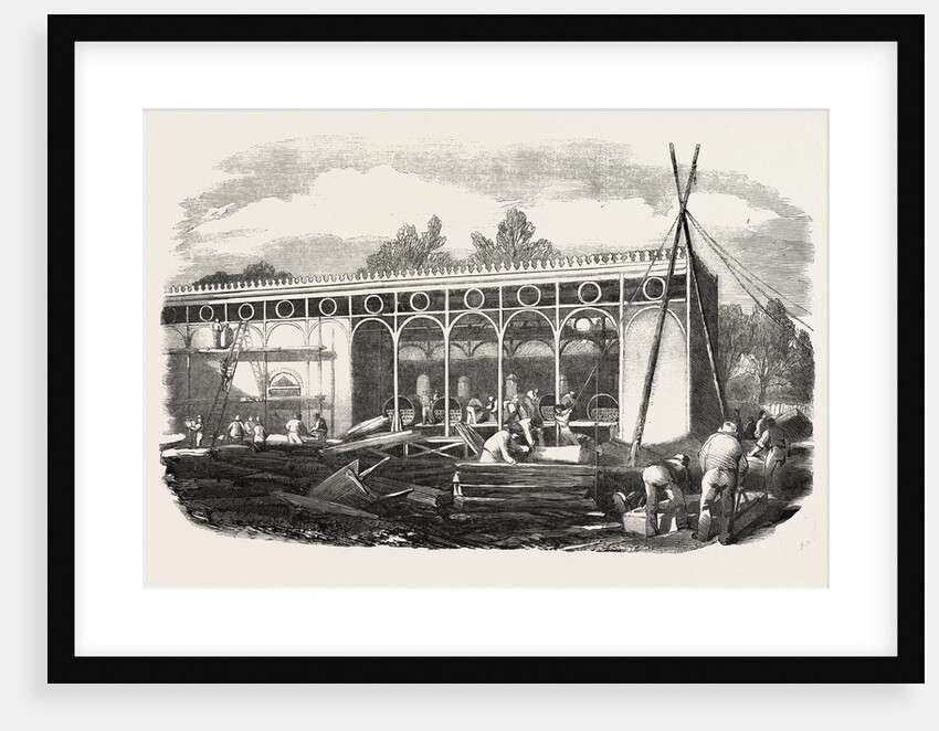 The Industrial Exhibition: The Boiler House, Adjoining the Great Building; the Great Exhibition, London by Anonymous