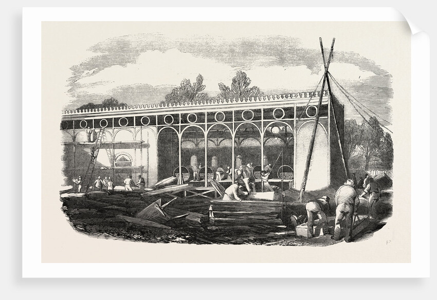The Industrial Exhibition: The Boiler House, Adjoining the Great Building; the Great Exhibition, London by Anonymous