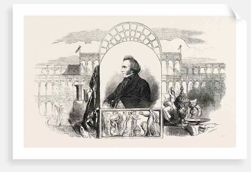 Joseph Paxton, Esq., F.L.S., 1803-1865, English Gardener, Archtect, Member of Parliament. Designer of the Crystal Paplace by Anonymous