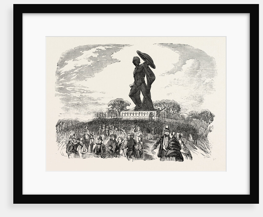 Opening of the Great Exhibition, Sketch in Hyde Park, London by Anonymous